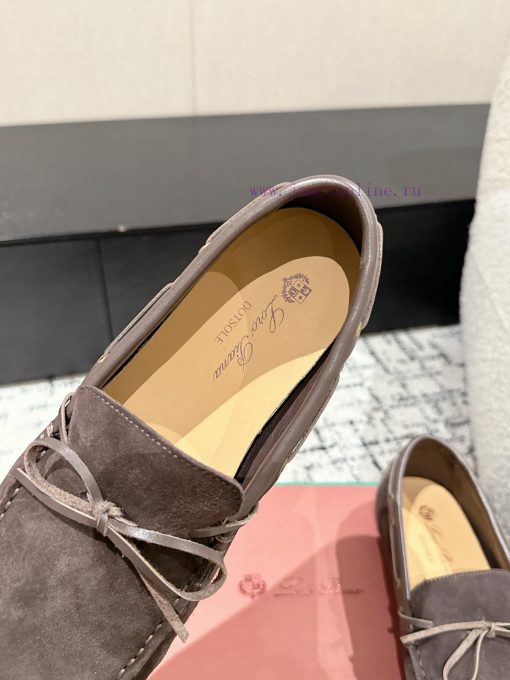 Top Men's StyleLoro Piana 25/Latest Men's Casual Bean ShoesThe upper of the shoe is made of qd7ddtyb - Image 8