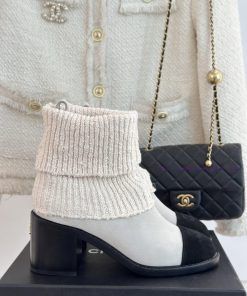 Chanel | Chanel 24K Autumn/Winter New Product Double CThick heeled socks bootsThis season's 4bjcaeb8