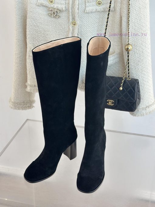 Chanel | Chanel 24c Autumn/Winter New ProductsDouble C thick heel boots seriesThe shoe upperifg50r2s - Image 3