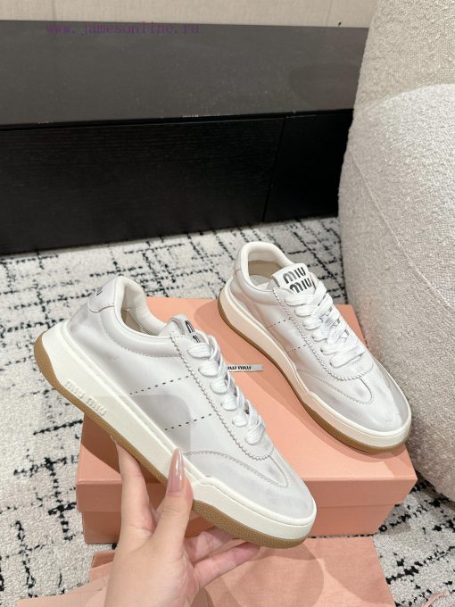 Top tierMIUMIU | Miu Miu 24/New American Retro Style Casual ShoesA must-have for hot and dirtv3dk1bn - Image 6
