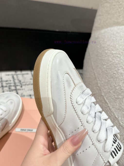 Top tierMIUMIU | Miu Miu 24/New American Retro Style Casual ShoesA must-have for hot and dirtv3dk1bn - Image 8