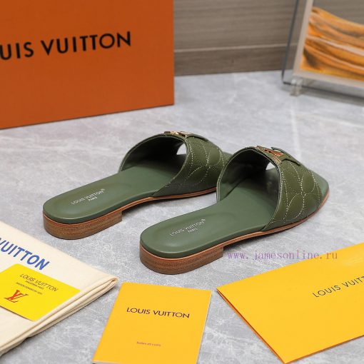 Top versionLV new slippers - embroidered style▶️ Original mold bottom flowerLV | Louis Vuittzbzpavx6 - Image 9