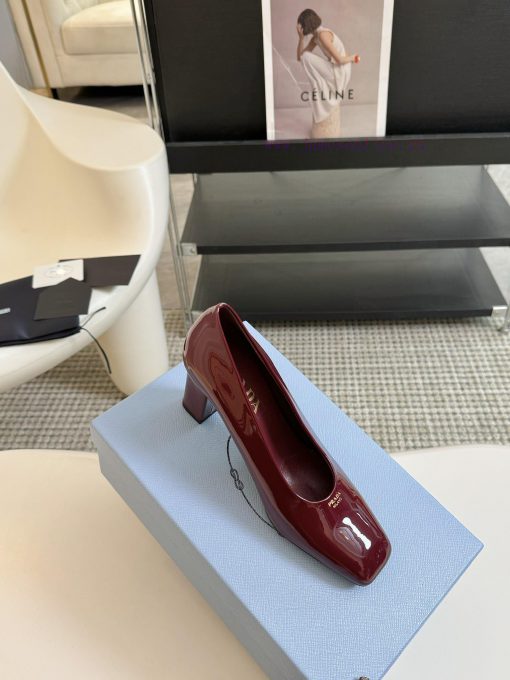 8.5cmPRADA/PRADA ClassicTriangle logo single shoe seriesThe simple design is probably its moauhi2b6z - Image 3