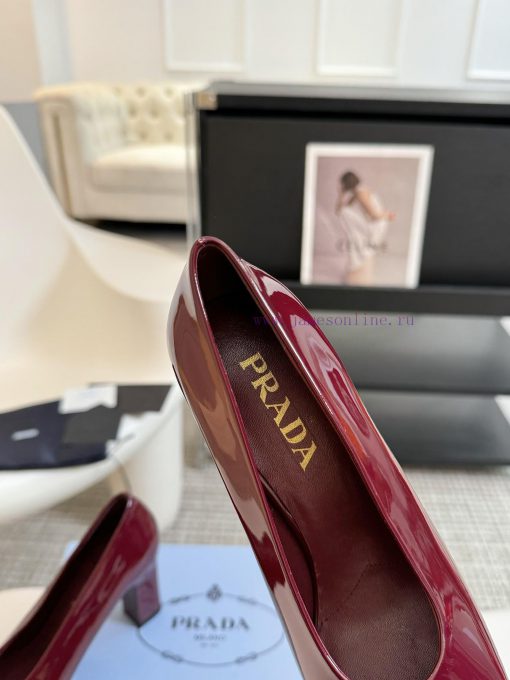 8.5cmPRADA/PRADA ClassicTriangle logo single shoe seriesThe simple design is probably its moauhi2b6z - Image 7