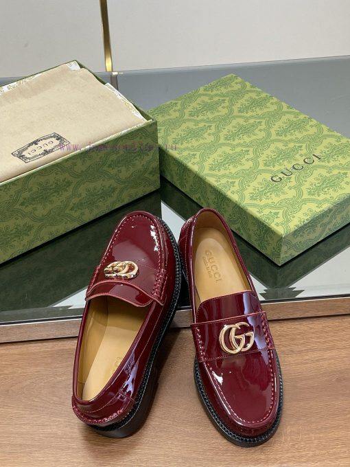 2025 early spring new single shoe women's gold double G-button loafers▫️ Original customizedrbrvch1m - Image 7