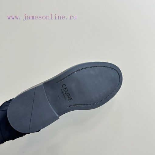Top Celine Celine 2024 Autumn/Winter New Arc de Triomphe Tassel Retro Thick soled Le Fu Shoem1uyl9qc - Image 11