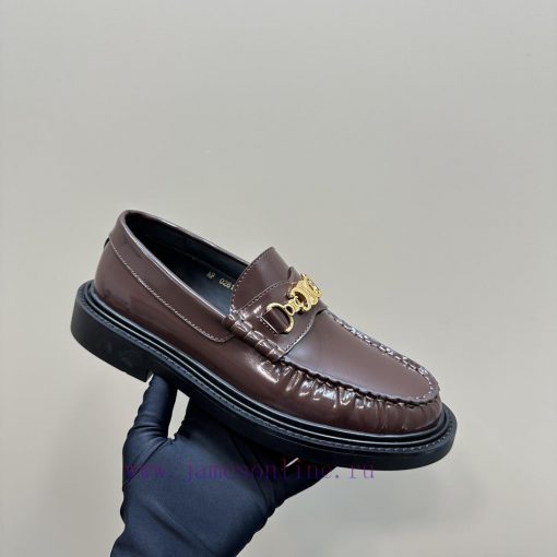 Top Celine Celine 2024 Autumn/Winter New Arc de Triomphe Tassel Retro Thick soled Le Fu Shoepx95mot0 - Image 8