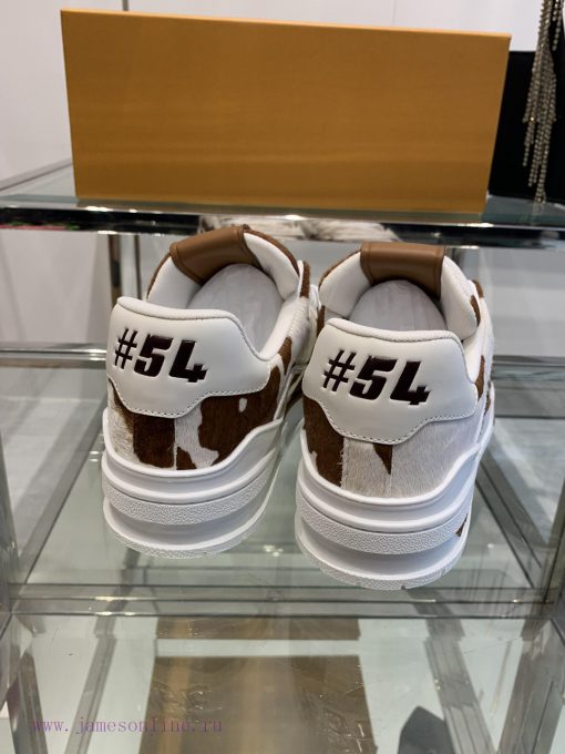 Louis Vuitton 2024s new LV Trainer series board shoes, basketball shoes, couple's casual spoq2aggaq2 - Image 10