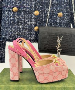 Gucci Classic Early Spring Fashion Show Horseneck BuckleHentian High Waterproof Platform Hig12payer9