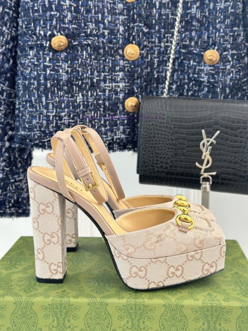 Gucci Classic Early Spring Fashion Show Horseneck BuckleHentian High Waterproof Platform Hig0sdr6gzm