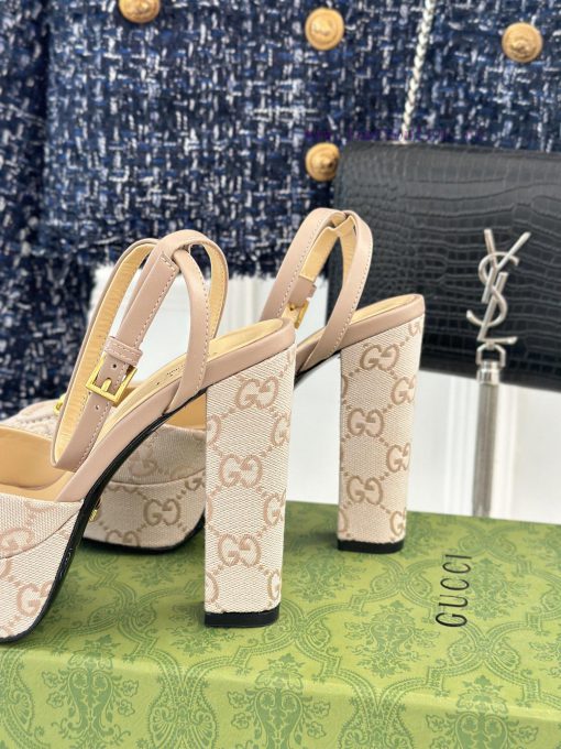 Gucci Classic Early Spring Fashion Show Horseneck BuckleHentian High Waterproof Platform Hig0sdr6gzm - Image 7