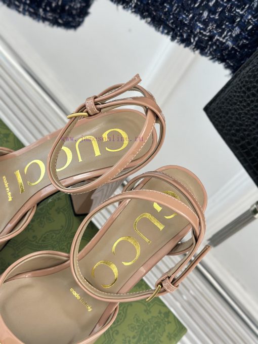 Gucci Classic Early Spring Fashion Show Horseneck BuckleHentian High Waterproof Platform Hig5ipubzrg - Image 9