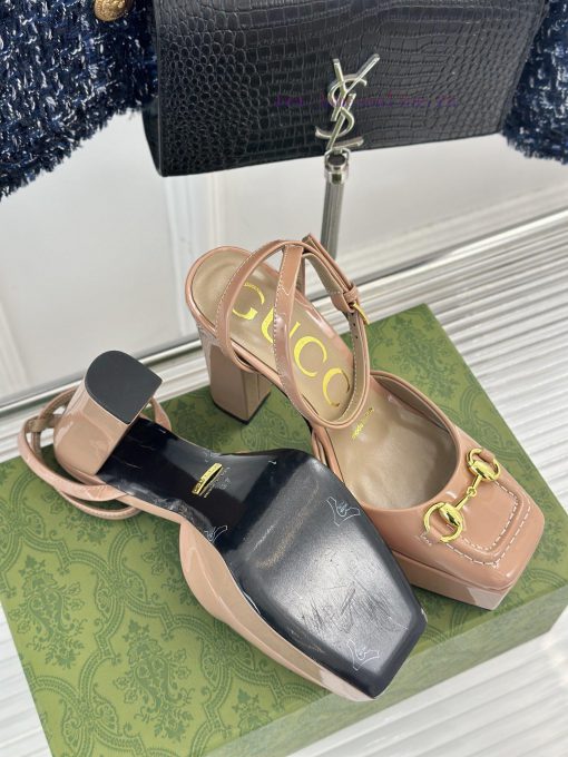 Gucci Classic Early Spring Fashion Show Horseneck BuckleHentian High Waterproof Platform Hig5ipubzrg - Image 10