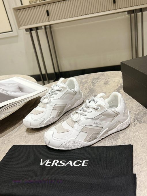 Versace 25ss couple's Galaxia sneakersZhao Lusi's round toe low top lace up innovative sport2rl90fra - Image 5