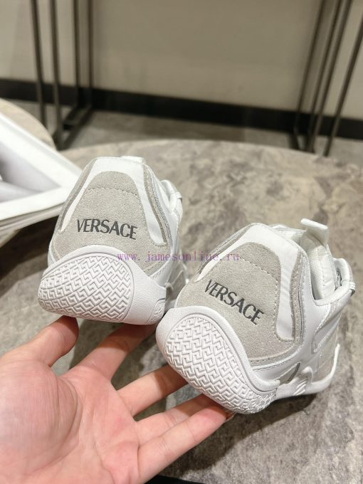 Versace 25ss couple's Galaxia sneakersZhao Lusi's round toe low top lace up innovative sport2rl90fra - Image 7