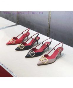 Flat bottomed pointed back empty sandals - -- Top notch Valentino/Valentino VT latest metal xi3asu8l