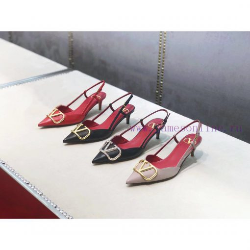 Flat bottomed pointed back empty sandals - -- Top notch Valentino/Valentino VT latest metal xi3asu8l - Image 2