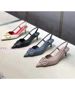 P Flat bottomed pointed back empty sandals - -- Top notch Valentino/Valentino VT latest metaz2hs0636