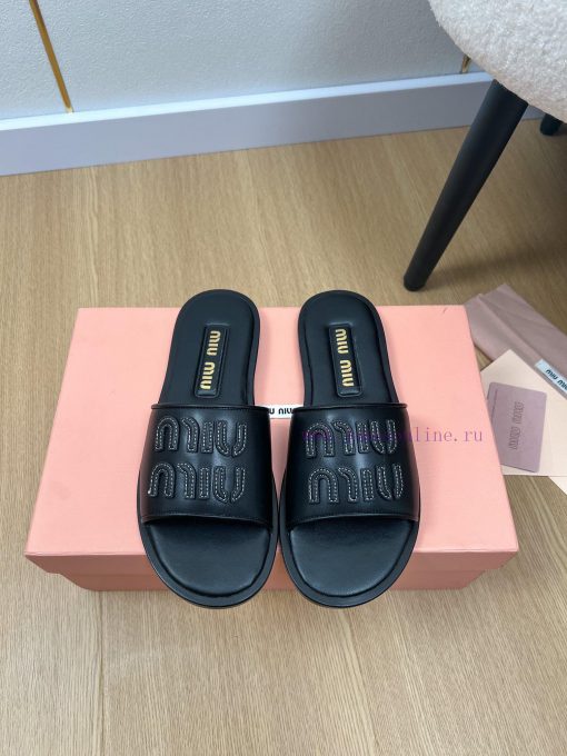 MiuMiu Miu | 2024 ˢˢMiu Home 2024 Spring/Summer New Products Latest Explosive Letter Logo Slhw5j6bee - Image 2