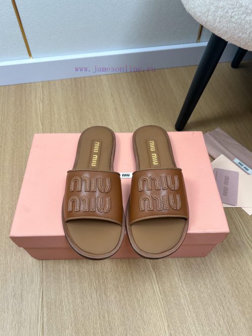 MiuMiu Miu | 2024 ˢˢMiu Home 2024 Spring/Summer New Products Latest Explosive Letter Logo Sl6mv5t2t7