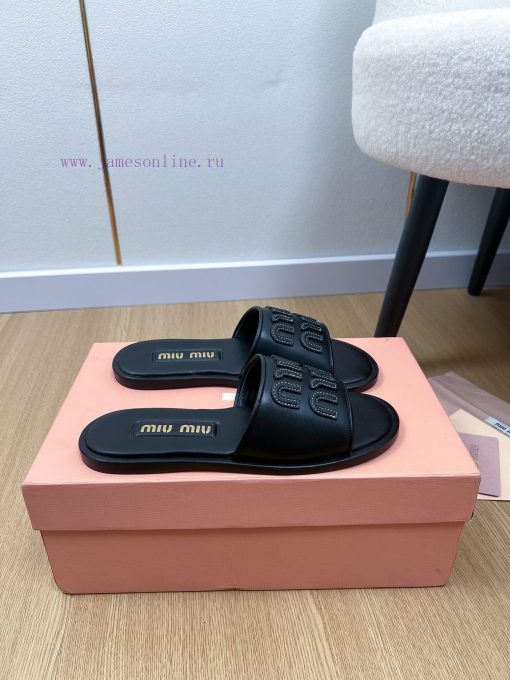 MiuMiu Miu | 2024 ˢˢMiu Home 2024 Spring/Summer New Products Latest Explosive Letter Logo Slhw5j6bee - Image 3