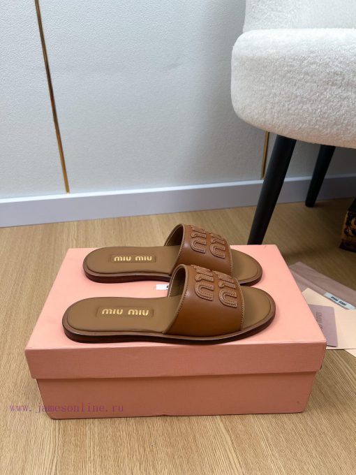 MiuMiu Miu | 2024 ˢˢMiu Home 2024 Spring/Summer New Products Latest Explosive Letter Logo Sl6mv5t2t7 - Image 3