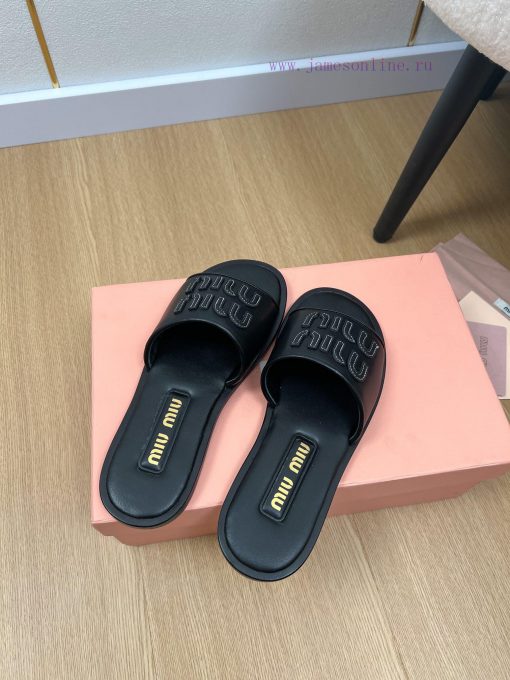 MiuMiu Miu | 2024 ˢˢMiu Home 2024 Spring/Summer New Products Latest Explosive Letter Logo Slhw5j6bee - Image 6