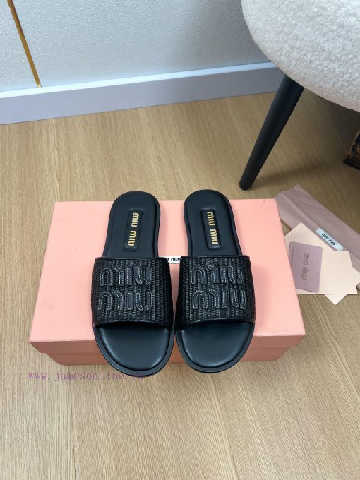 MiuMiu Miu | 2024 ˢˢMiu Home 2024 Spring/Summer New Products Latest Explosive Letter Logo Sl54si667a - Image 2