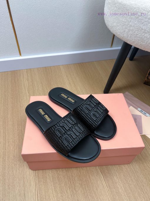 MiuMiu Miu | 2024 ˢˢMiu Home 2024 Spring/Summer New Products Latest Explosive Letter Logo Sl54si667a - Image 4