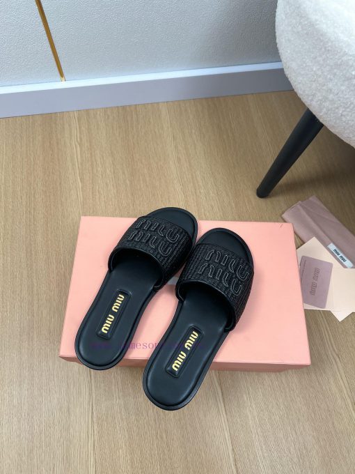 MiuMiu Miu | 2024 ˢˢMiu Home 2024 Spring/Summer New Products Latest Explosive Letter Logo Sl54si667a - Image 6