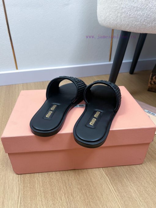 MiuMiu Miu | 2024 ˢˢMiu Home 2024 Spring/Summer New Products Latest Explosive Letter Logo Sl54si667a - Image 8