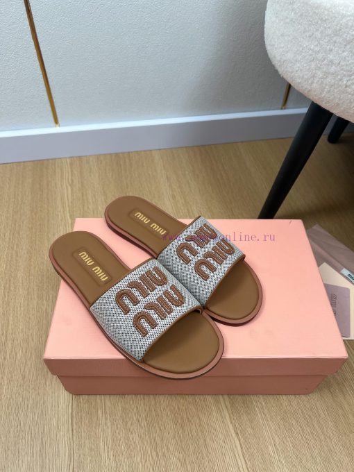 MiuMiu Miu | 2024 ˢˢMiu Home 2024 Spring/Summer New Products Latest Explosive Letter Logo Slv70xh70e - Image 4