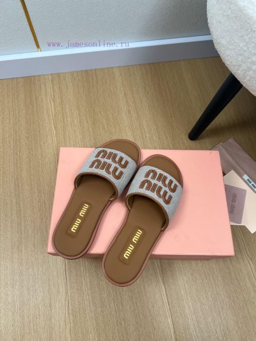 MiuMiu Miu | 2024 ˢˢMiu Home 2024 Spring/Summer New Products Latest Explosive Letter Logo Slv70xh70e - Image 6
