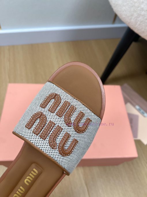 MiuMiu Miu | 2024 ˢˢMiu Home 2024 Spring/Summer New Products Latest Explosive Letter Logo Slv70xh70e - Image 7