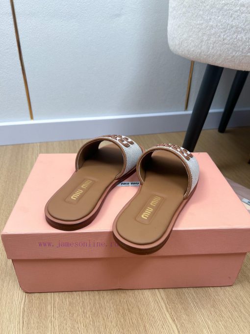 MiuMiu Miu | 2024 ˢˢMiu Home 2024 Spring/Summer New Products Latest Explosive Letter Logo Slv70xh70e - Image 8