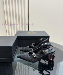 Top Versace perfume andLeather drilling surface 3802025 new perfume and rhinestone sandalsWr43ms0n1t