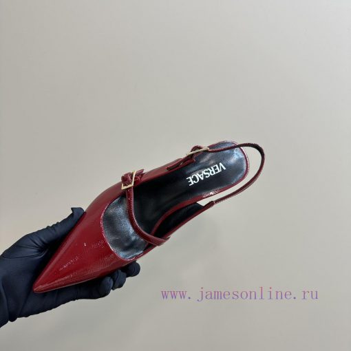 Top Versace perfume andLeather drilling surface 3802025 new perfume and rhinestone sandalsWrsnurllbu - Image 9