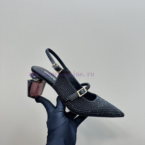 Top Versace perfume andLeather drilling surface 3802025 new perfume and rhinestone sandalsWr43ms0n1t - Image 8
