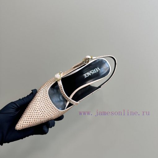 Top Versace perfume andLeather drilling surface 3802025 new perfume and rhinestone sandalsWrwmeq7f4r - Image 9