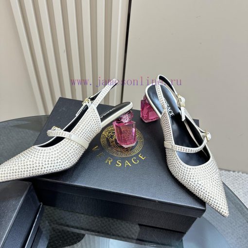 Top Versace perfume andLeather drilling surface 3802025 new perfume and rhinestone sandalsWraws8g40l - Image 4