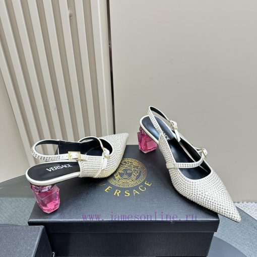 Top Versace perfume andLeather drilling surface 3802025 new perfume and rhinestone sandalsWraws8g40l - Image 5