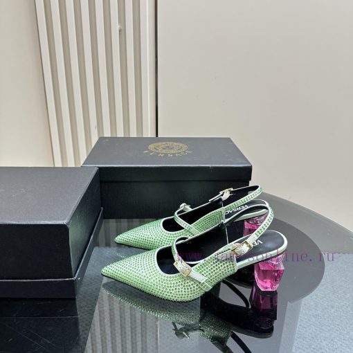 Top Versace perfume andLeather drilling surface 3802025 new perfume and rhinestone sandalsWrv4yhiqi6 - Image 2