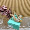Aquazzura 2024 New Top Pineapple Women's Flower High Heel Sandals Original 1:1 Open Model Heefdljkte
