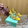 Aquazzura 2024 New Top Pineapple Women's Flower High Heel Sandals Original 1:1 Open Model He6filn1on