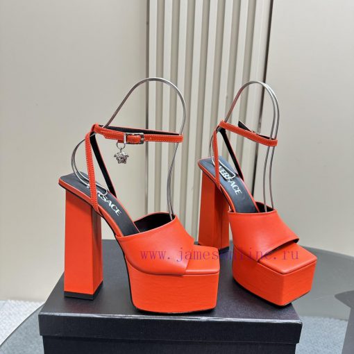 Versace | Versace New CollectionHentian High Heels Waterproof Platform High HeelsNumerous ceg7l41fwt - Image 6