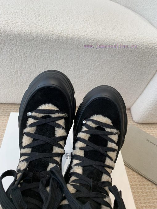 BC 2024s Autumn/Winter New Product: Woolen Tube Short Boots Brunello Cucinelli, Inspired by q9jrdc80 - Image 6