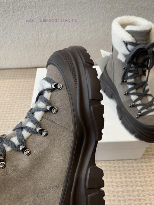 BC 2024s Autumn/Winter New Product: Woolen Tube Short Boots Brunello Cucinelli, Inspired by 6j70qfxt - Image 8