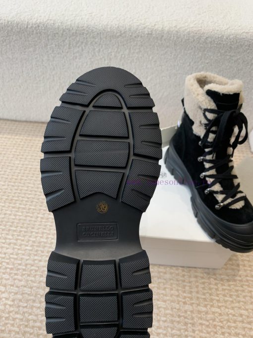 BC 2024s Autumn/Winter New Product: Woolen Tube Short Boots Brunello Cucinelli, Inspired by q9jrdc80 - Image 10