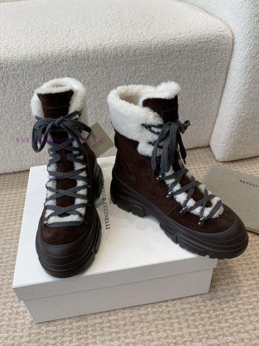 BC 2024s Autumn/Winter New Product: Woolen Tube Short Boots Brunello Cucinelli, Inspired by nq5xfk3q - Image 9