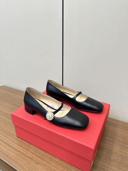 Valentino VT25ss Malizhen Low Heel Fashion Single ShoeUnparalleled quality and workmanship, 8h8aoeu7 - Image 3